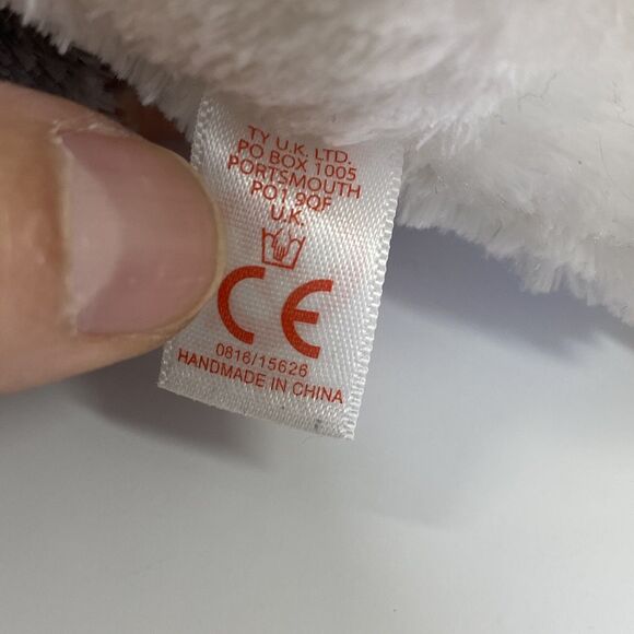 Beanie Boo Pegasus 6” Plush Ty Silk White Unicorn Stuffed Animal Toy Loose Tag - Picture 10 of 12